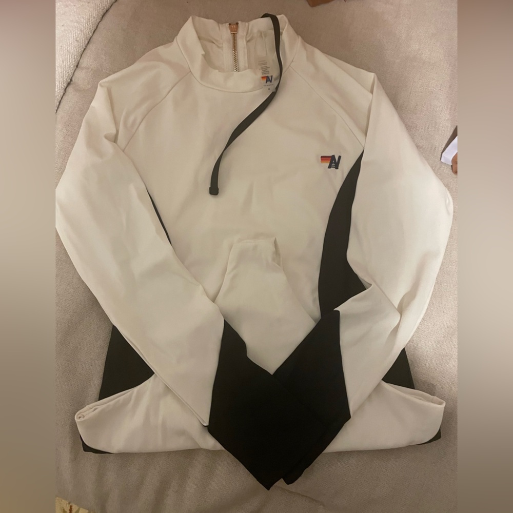 Aviator Nation Color Block Surf Suit - white - m